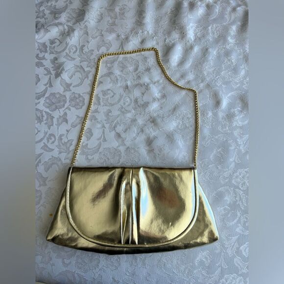 New Vegan gold clutch - Picture 3 of 4